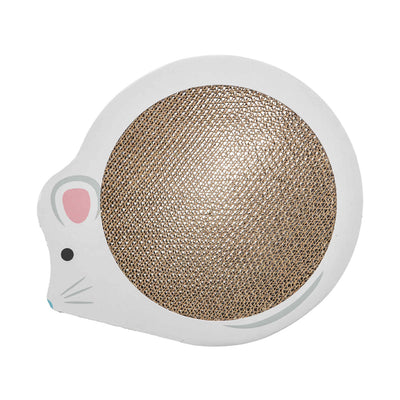 Junior Scratch Cardboard with Mouse Catnip - Valuepet.ie
