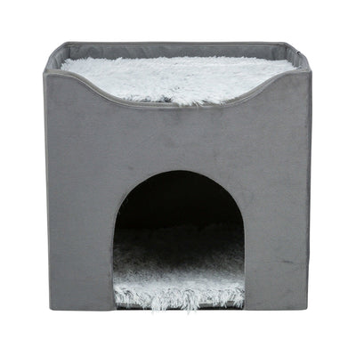 Harvey Cave Cat 38x38x38cm Grey/White - Valuepet.ie