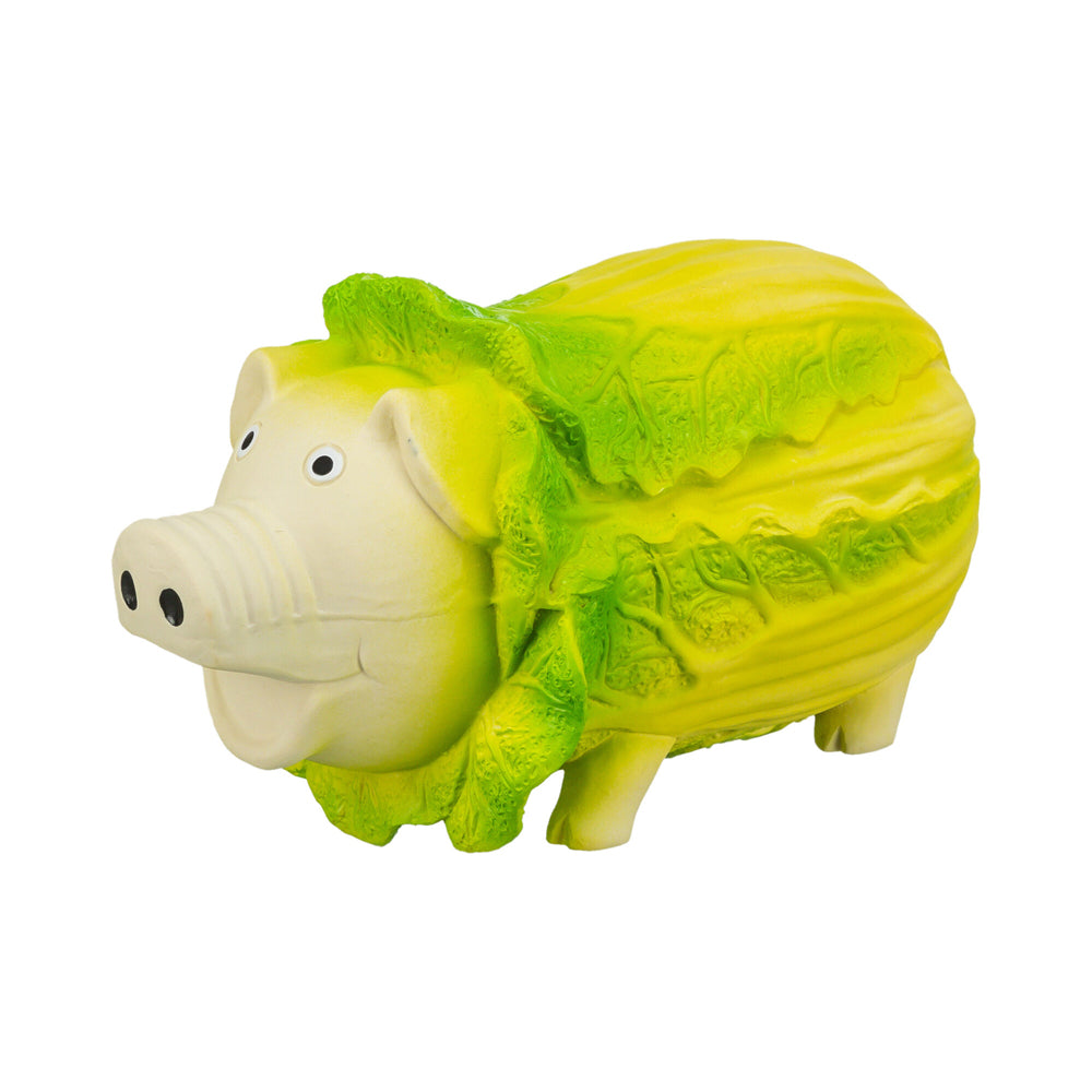 Cabbage Pig Dog Toy Latex 23cm - Valuepet.ie