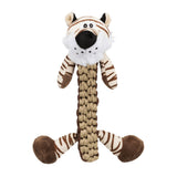 Tiger Plush Dog Toy 32cm