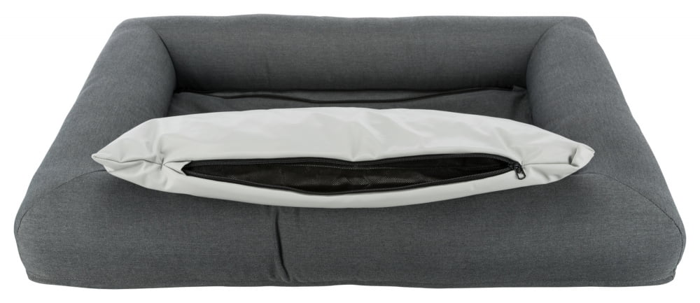 Trixie Pulito vital dog bed square grey inside