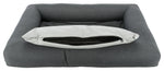 Trixie Pulito vital dog bed square grey inside