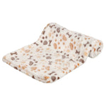 Lingo Plush Dog Blanket – Pawprint & Bones Design - Valuepet.ie