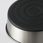 Rubber base food bowl