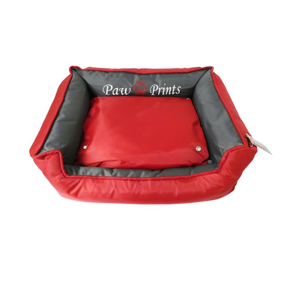 Waterproof Dog Bed Kool Lounger – Red - Valuepet.ie
