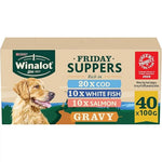 WINALOT Friday Suppers Mixed Variety Fish in Gravy Wet Dog Food