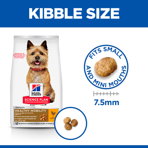Hill's Mini Mobility Dog Food – Chicken 1.5kg