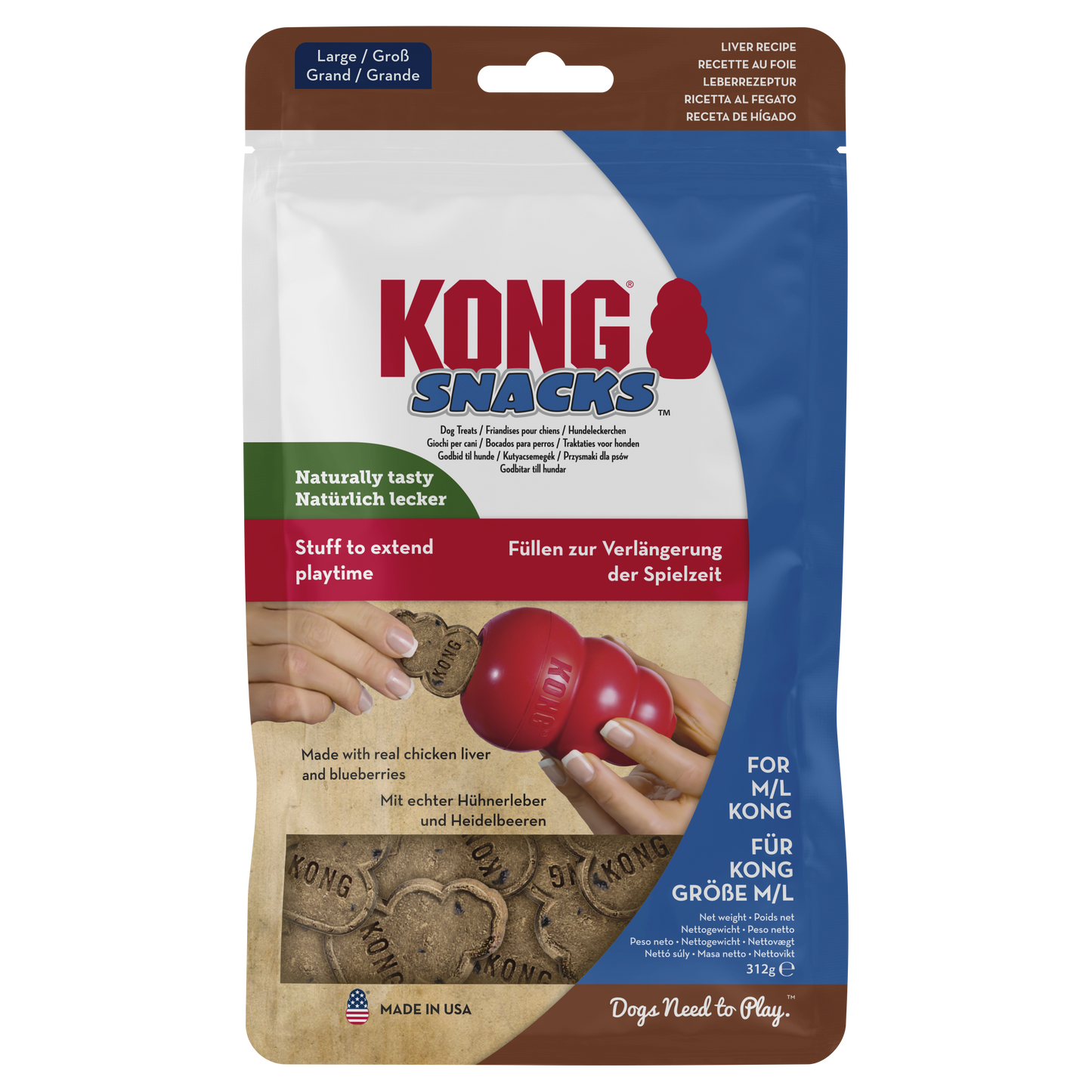 KONG Snacks Liver - Valuepet.ie