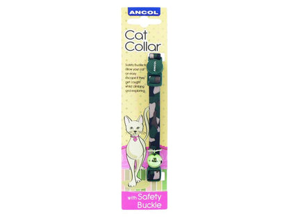 Camoflage Cat Collar Green (Size 3) - PetWorld