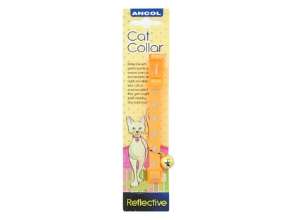 ancol hi-vis cat collar orange