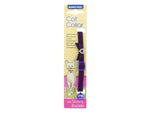 ancol purple velvet cat collar