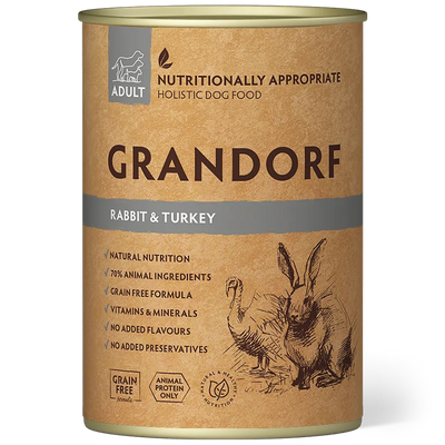 Grandorf Adult Rabbit and Turkey 400g