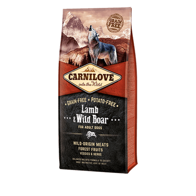 carnilove lamb wild boar adult dogs