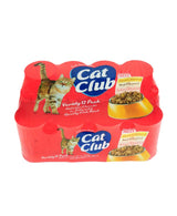 Cat Club Wet Cat Food Variety Pack 12x400g Cans