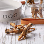 Chicken feet treat for dogs