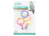Colourful Rings Bird Toy