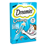 Dreamies Creamy Cat Treats with Salmon 4x10g