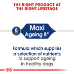 Royal Canin Maxi Ageing 8+ lifestage guide for large dogs over 8 years