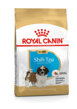 Royal Canin Shih Tzu Puppy dry dog food 1.5kg bag, front of pack