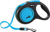Flexi Neon Reflective Dog Lead 5M (Blue) Med