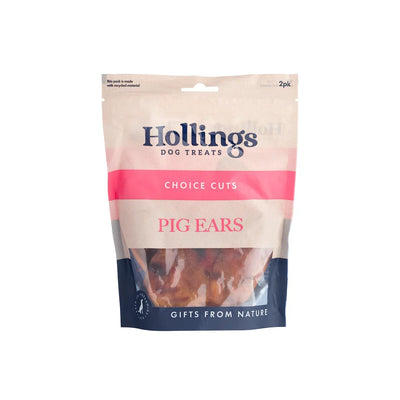 Package of Hollings Dog Treats Pig Ears