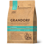 Grandorf 4 meat receipe for Medium and Large Breed Dogs