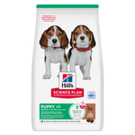 Hill's Science Plan Puppy Medium Breed with Lamb & Rice dry dog food, front of pack
