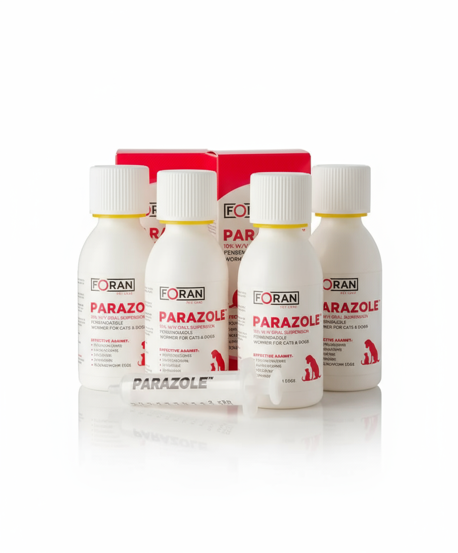 Parazole wormer for cat & dog 100ml