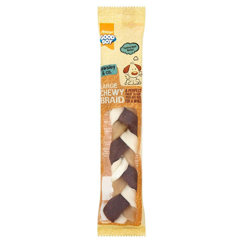 good boy large chewy braid