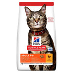 Front view of Hill's Science Plan Adult Dry Cat Food with Chicken – 300g bag