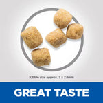 Chicken-flavoured light cat food supporting weight control, immune system, and coat condition