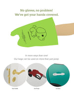 PawGuard PB808 compostable poop bags in use on a dog walk