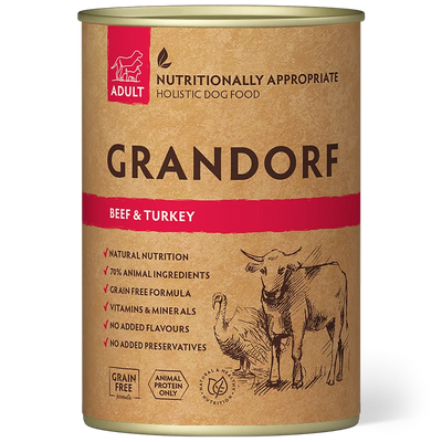 Grandorf Adult Beef and Turkey 400g