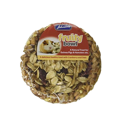 Johnsons Rabbit and Guinea Pig Fruity Bowl 180g - Valuepet.ie