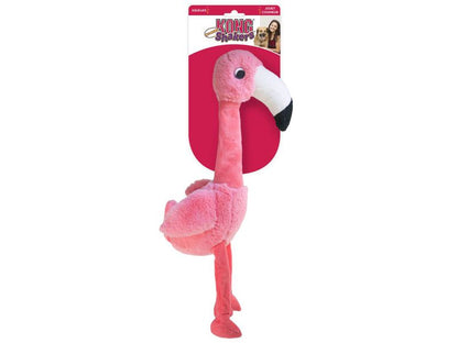 kong shaker plush flamingo dog toy