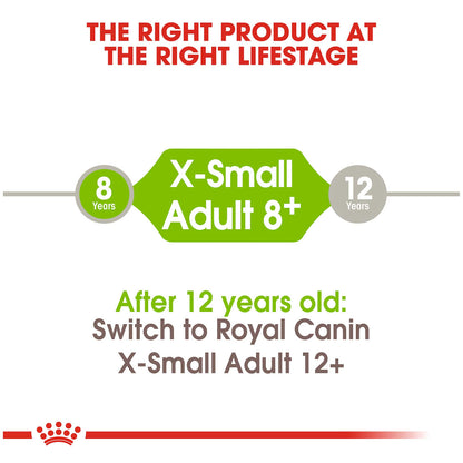 Royal Canin X-Small Adult 8+ Dog Food 1.5kg - PetWorld