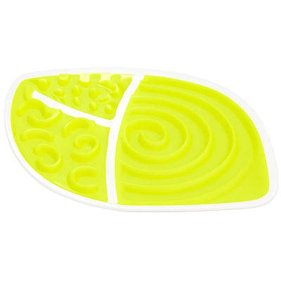 Leaf-shaped dog tray