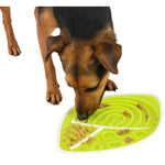 Dog licking tray
