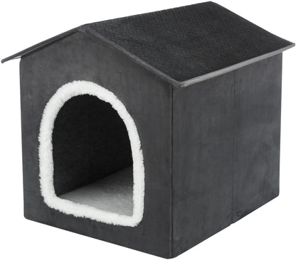 Livia Pet Cave for Cats and Dogs – Dark Grey