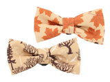Soho Pet Bow Maple/Woodland - 100% Recycled Fabric