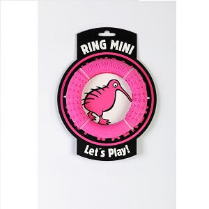 Kiwi Walker Mini Ring Latex Dog Toy - PetWorld