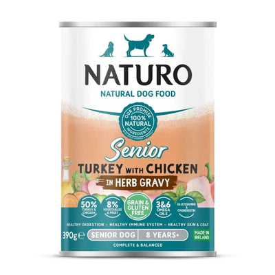 Naturo senior dog can