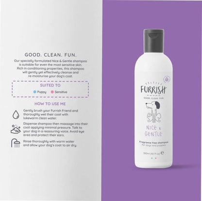 nice and gentle puppy shampoo