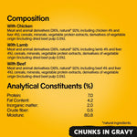 Gravy dog food composition
