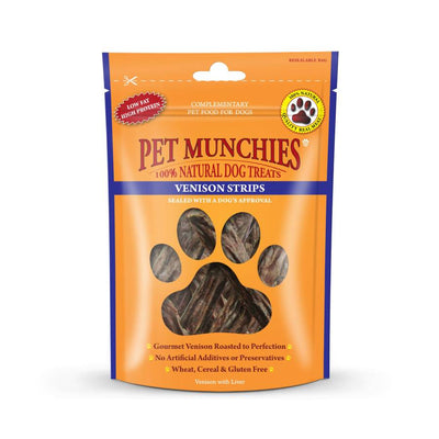 pet munchies venison strips