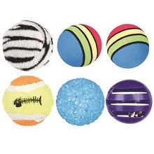 Set of Toy Balls Assorted 6pcs - Valuepet.ie