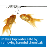 Goldfish: API Stress Coat makes tap water safe by removing harmful chemicals