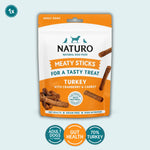 Naturo Adult Dog Turkey & Cranberry Meaty Sticks 70g