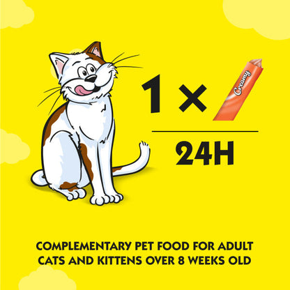 Dreamies Creamy Cat Treats with Salmon 4x10g - PetWorld