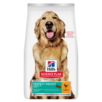 Hill's Science Plan Perfect Weight Large Breed Adult Dog Food with Chicken 12kg, front of bag
